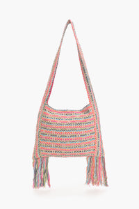 Vibrant Fringe Jhola Bag