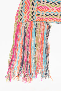 Vibrant Fringe Jhola Bag