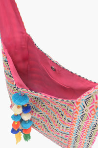 Vibrant Fringe Jhola Bag