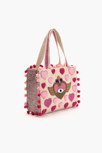 Heartfelt Rose Wings Mini Tote