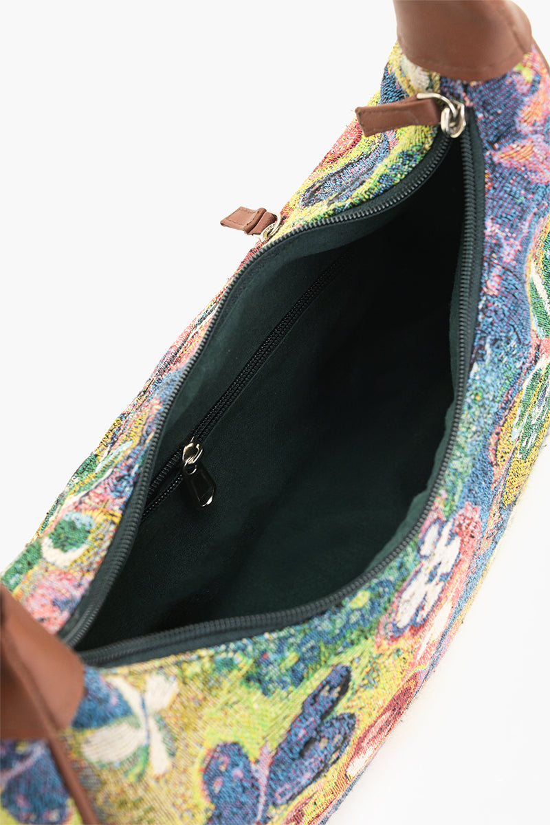 Floral Tapestry Shoulder Bag - Multi