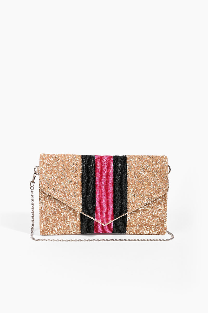 Rose Gold Envelope Clutch