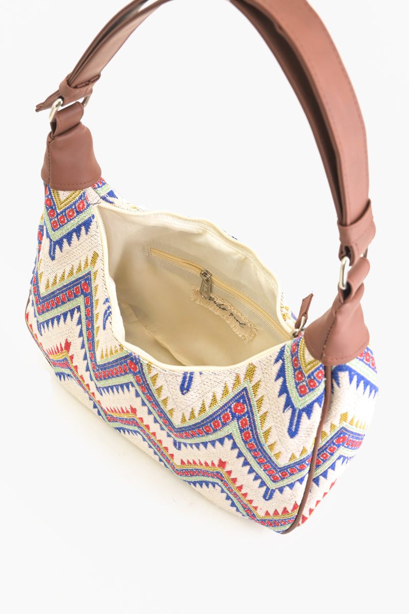 Zigzag Zest Shoulder Bag