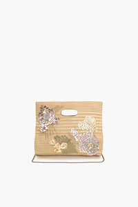 Cutout Chic Beige Clutch