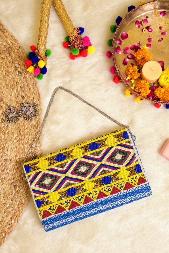 Aztec Colorful Navratri Clutch