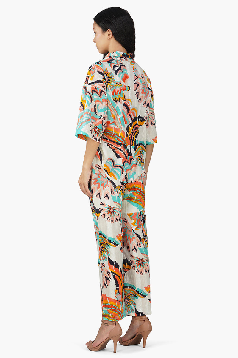 Hatch Floral Print Co-ord Set