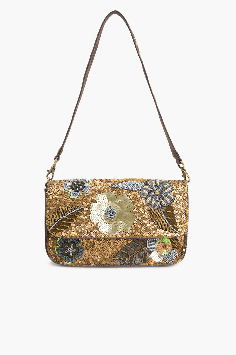 Golden Glamour Shoulder Bag