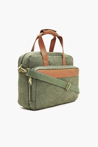 The Commuter Laptop Bag - Military Green