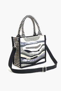 Charcoal Chic Evening Mini Tote