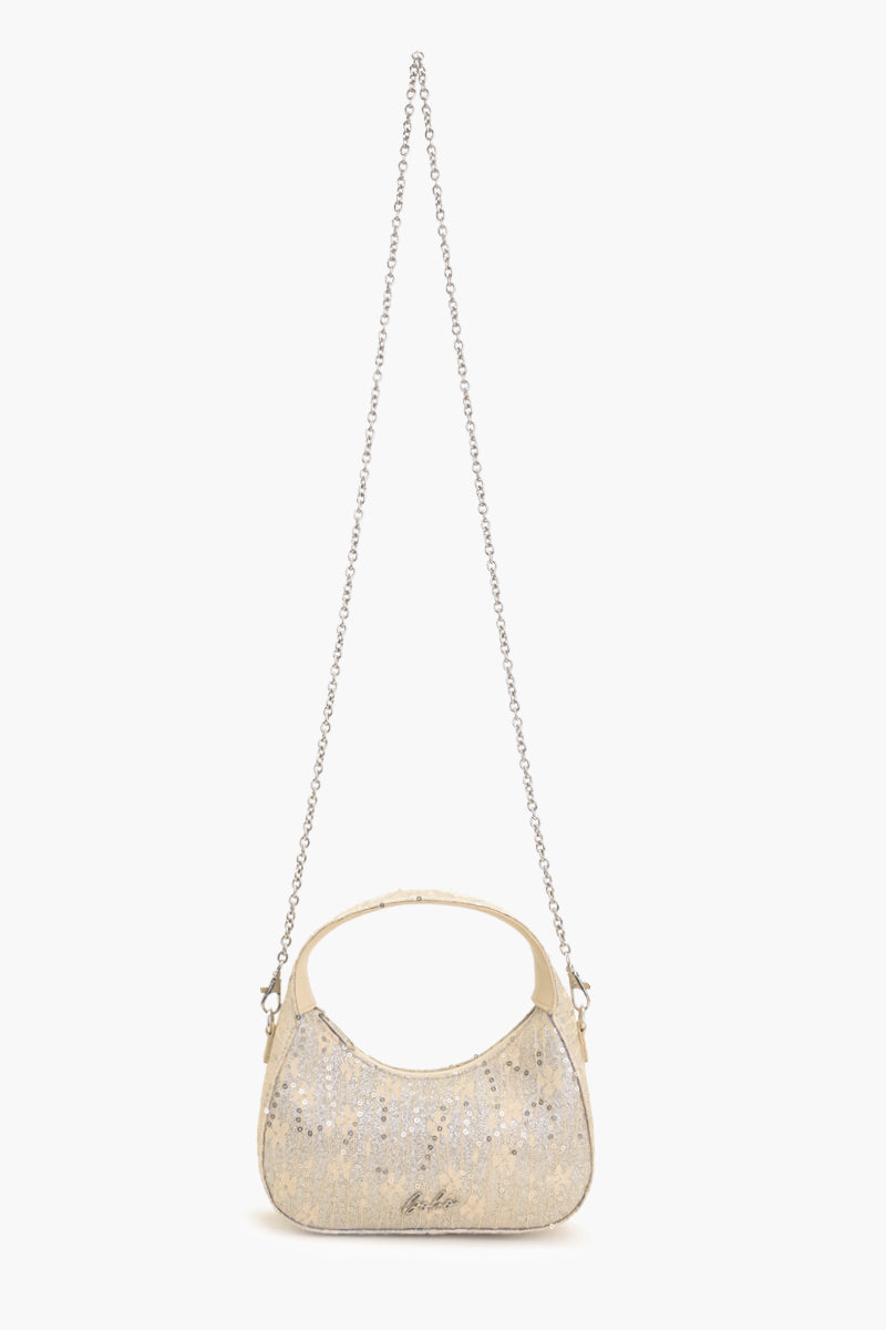 Moonlit Lace Handbag - Ivory