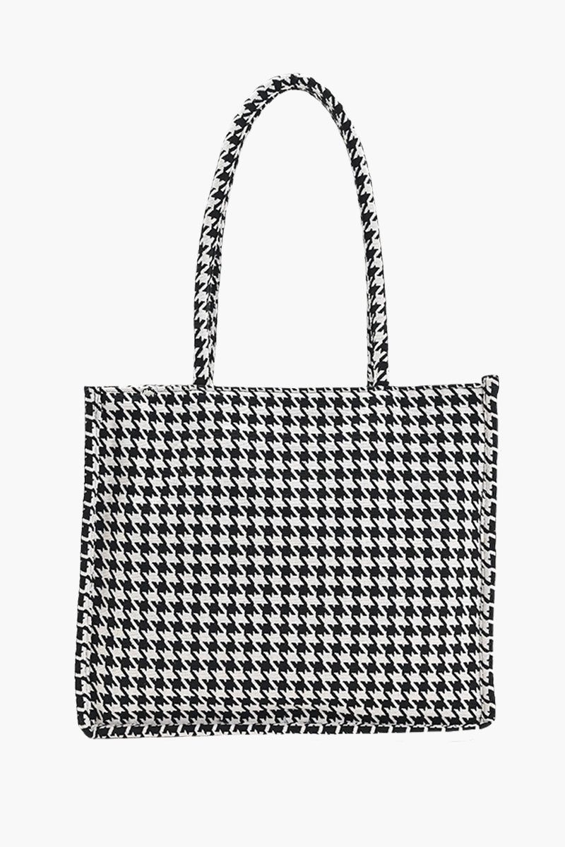 Houndstooth Tote Bag