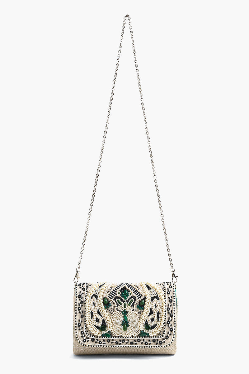 Emerald Elegance Shoulder Bag