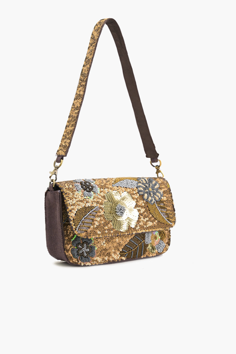 Golden Glamour Shoulder Bag