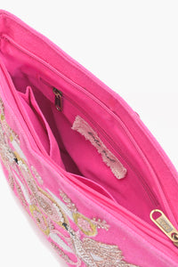 Rose Chic Embellished Messenger Bag