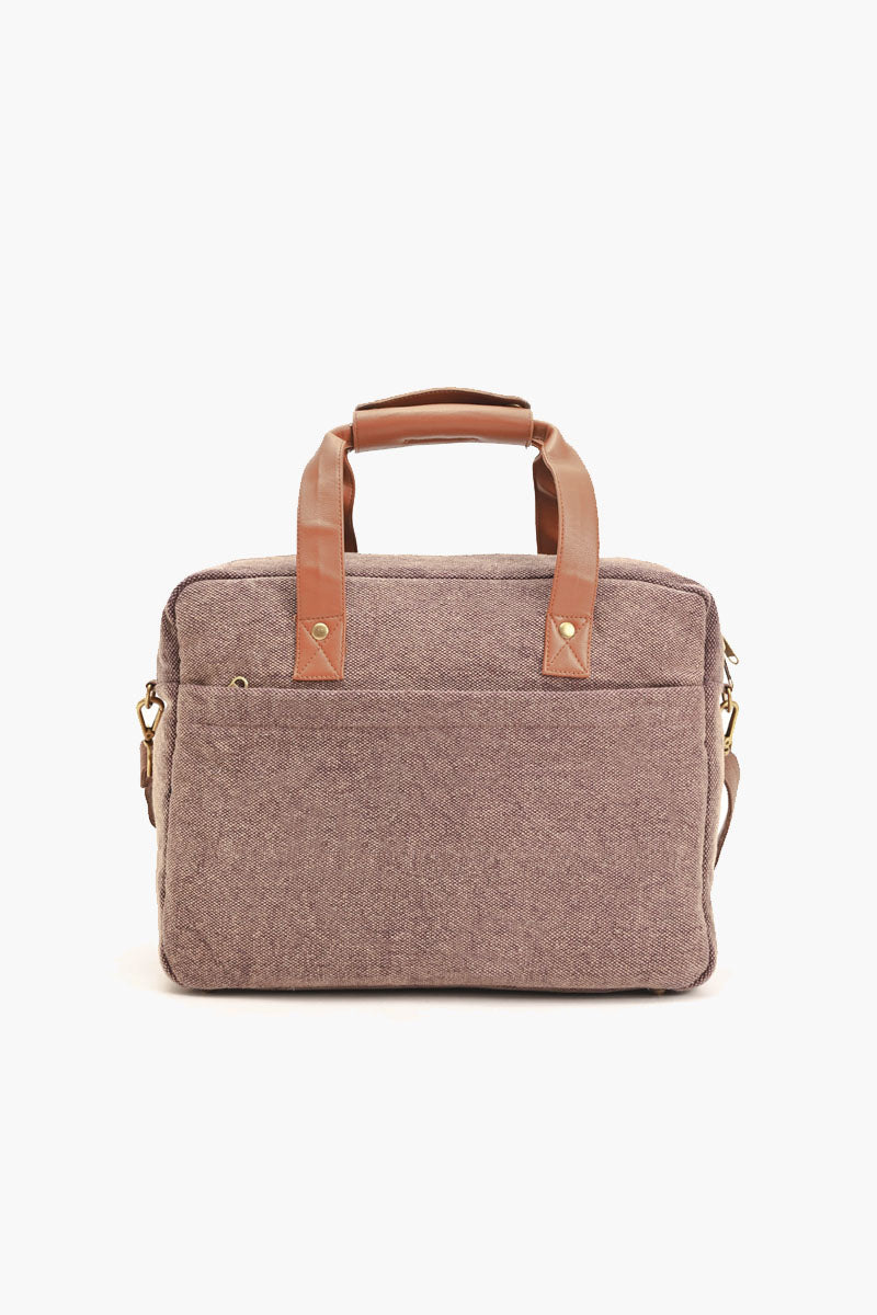 The Commuter Laptop Bag - Dusty Mauve