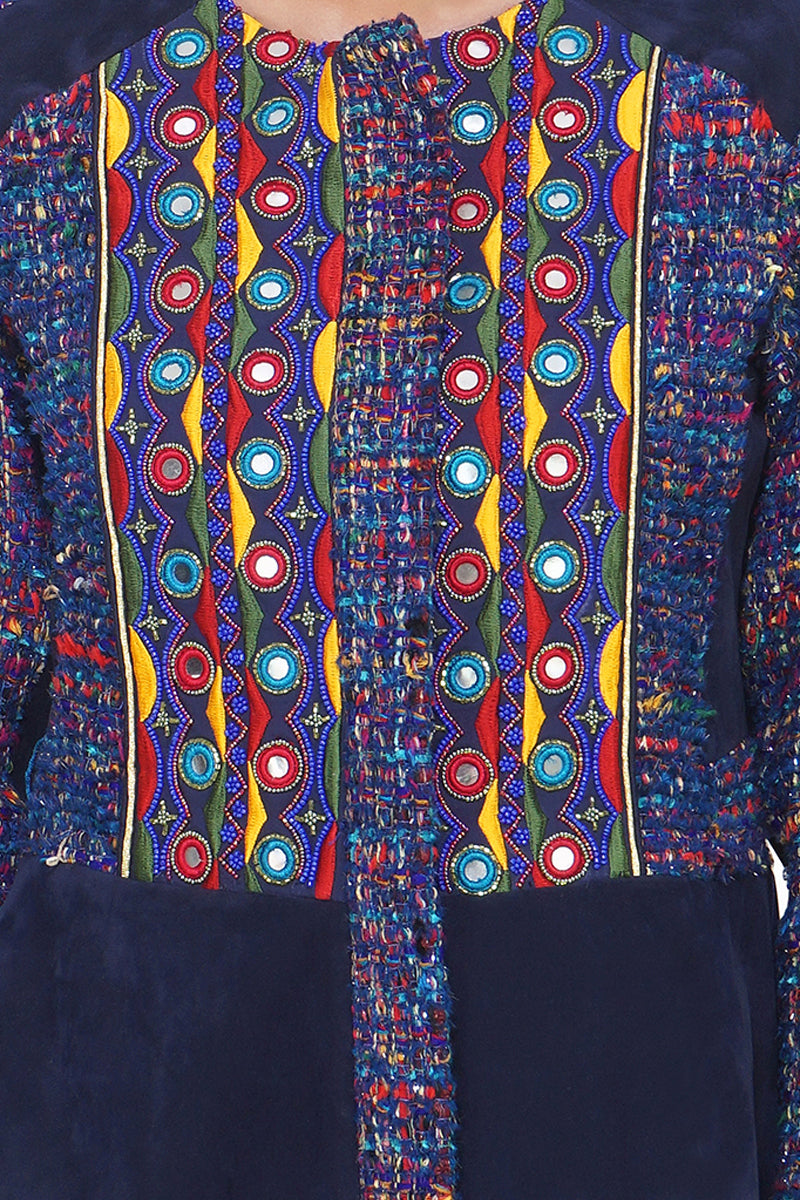 Blue Kutchi Heritage Jacket