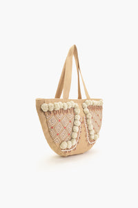 Beige Elegance Oversized Bag