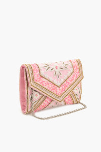 Pink Paradise Envelope Clutch