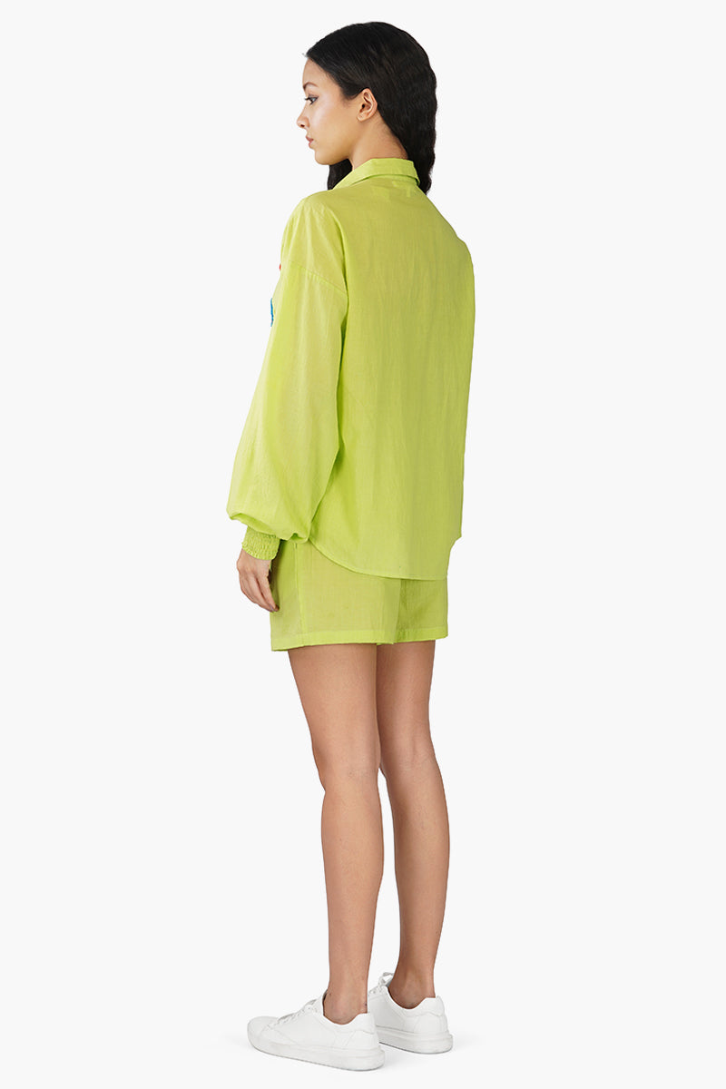 Lime Eye Co-ord Set