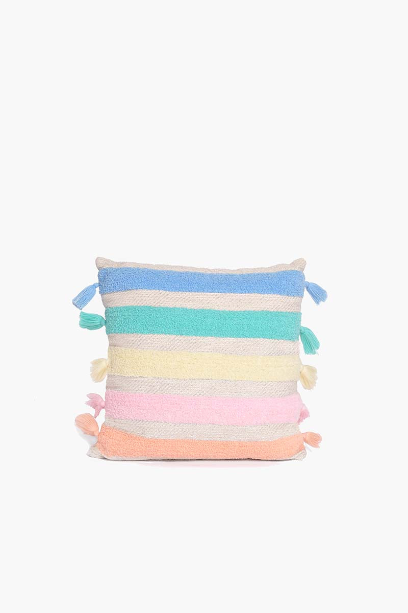 Whimsical Pastel Rainbow Cushion Cover