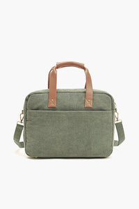 The Commuter Laptop Bag - Military Green