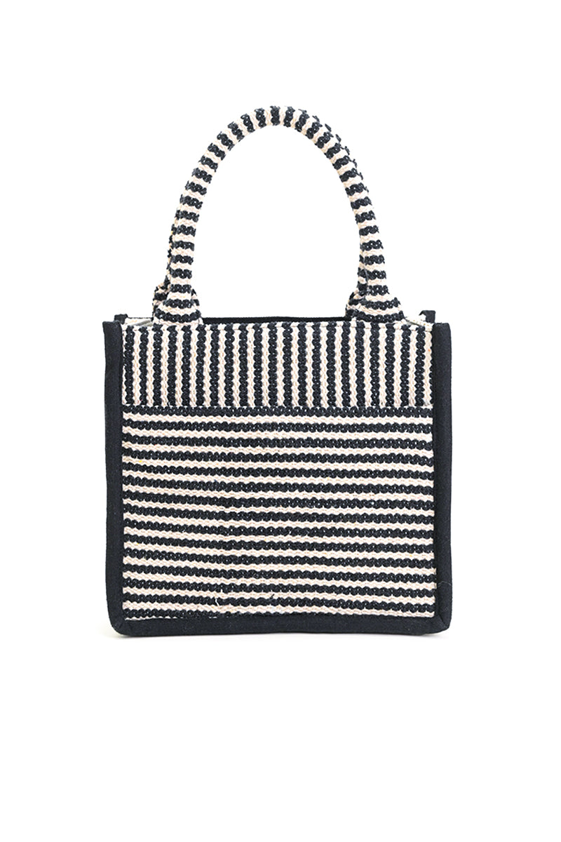 Charcoal Chic Evening Mini Tote