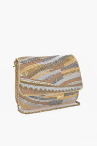 Desert Wave Handcrafted Clutch