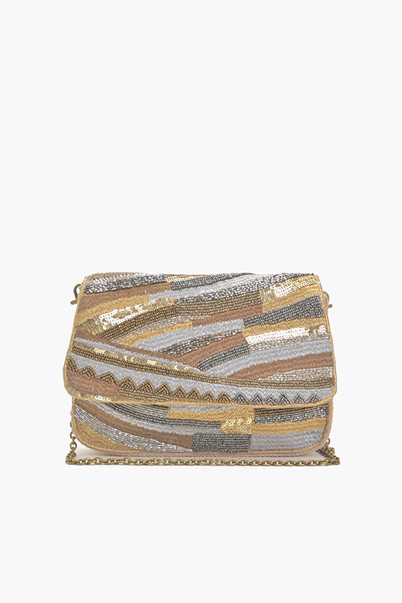 Desert Wave Handcrafted Clutch