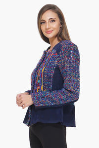 Blue Kutchi Heritage Jacket