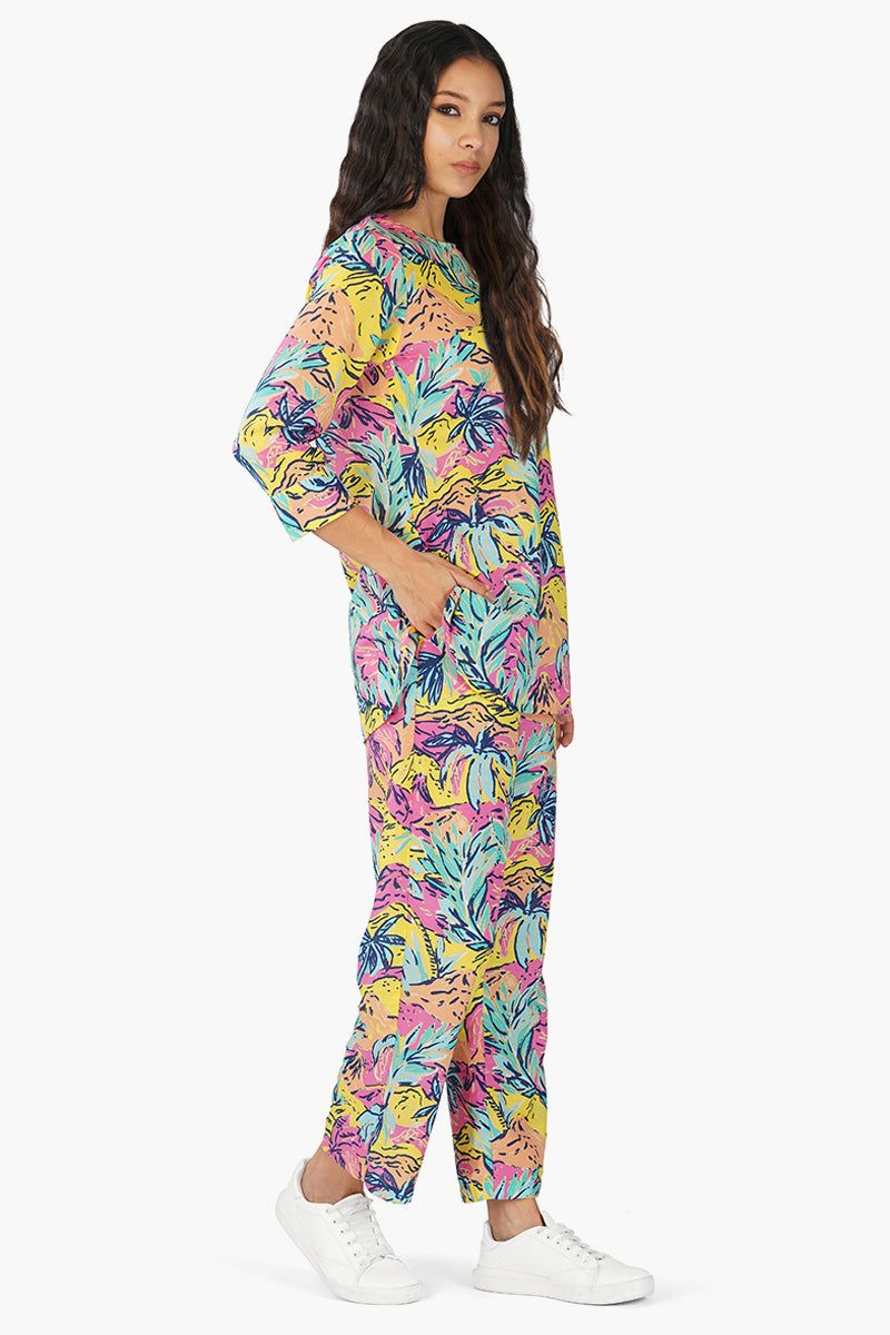 Vibrant Multi Color Co-ord Set