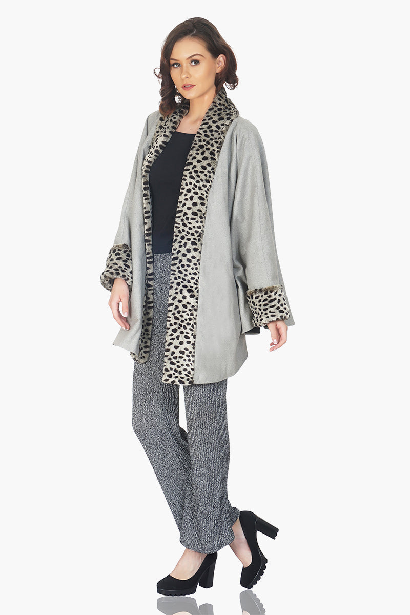 Leopard Fur Kaftan