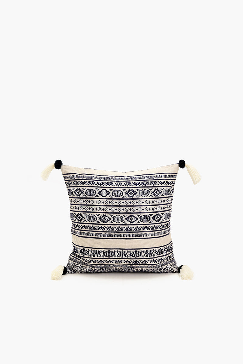 Indigo Ikat Cushion Cover