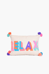 Cozy  RELAX Embroidered Cushion Cover