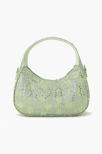 Moonlit Lace Handbag - Green