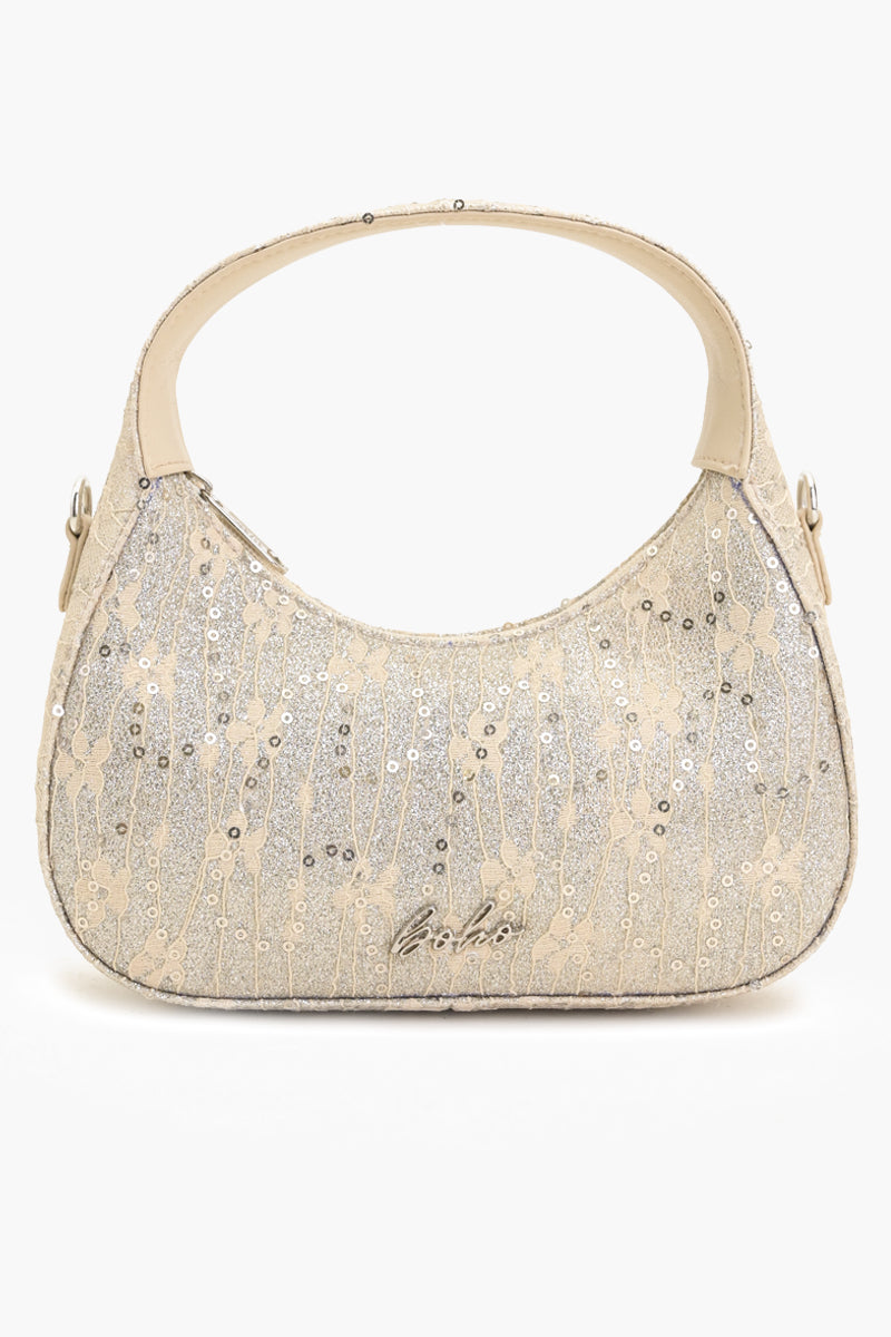 Moonlit Lace Handbag - Ivory