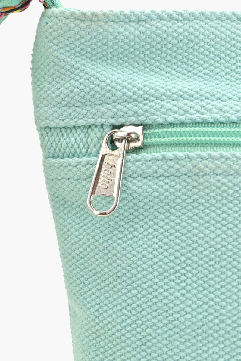 Turquoise Bliss Embellished Messenger Bag