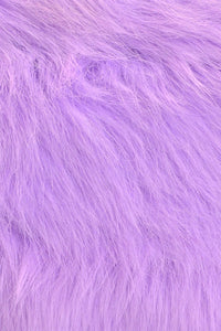 Lilac Luxe Faux Fur Shoulder Bag