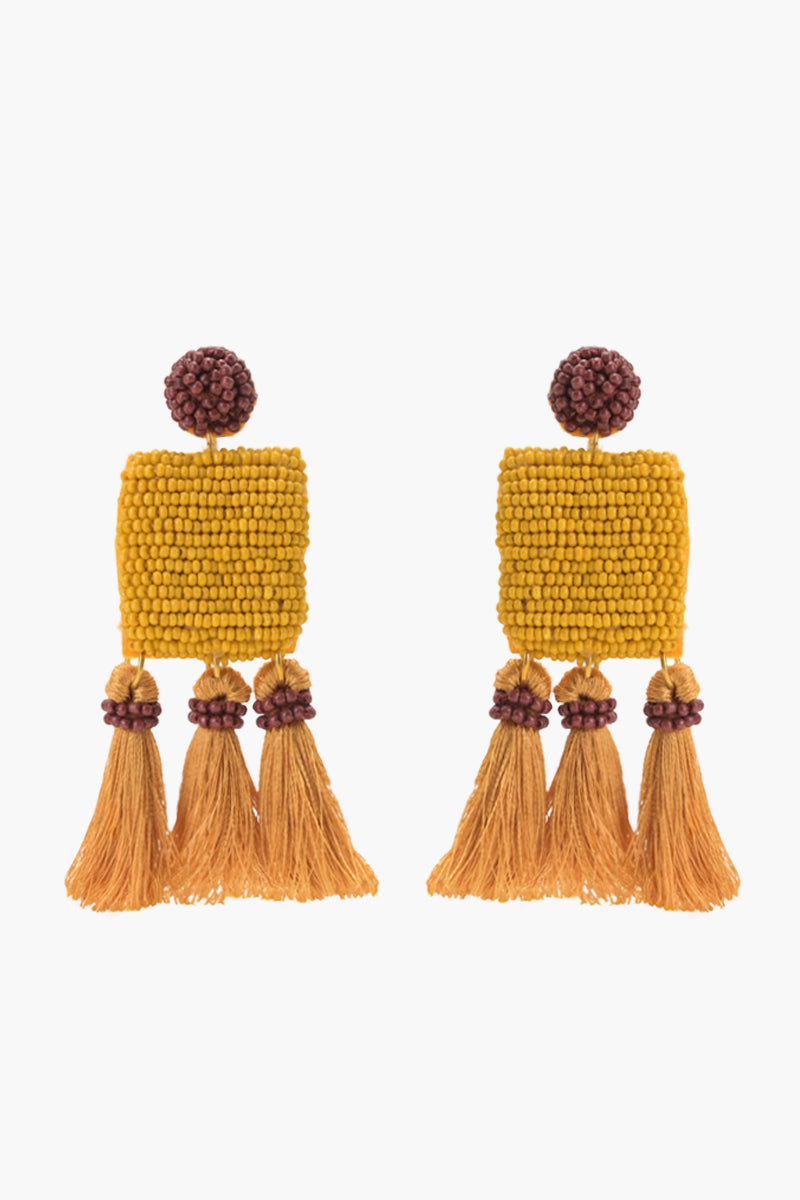 Sun Kissed Tassel Earrings