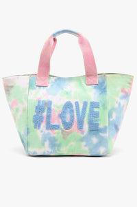 Love Embroidered Handmade Beach Tote