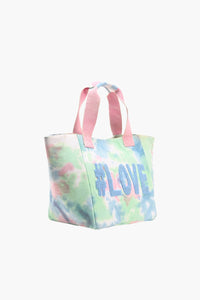 Love Embroidered Handmade Beach Tote