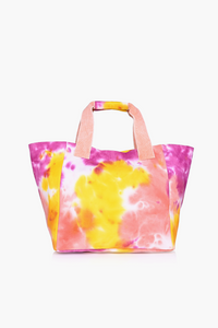 Vacay Embroidered Tie and Dye Tote