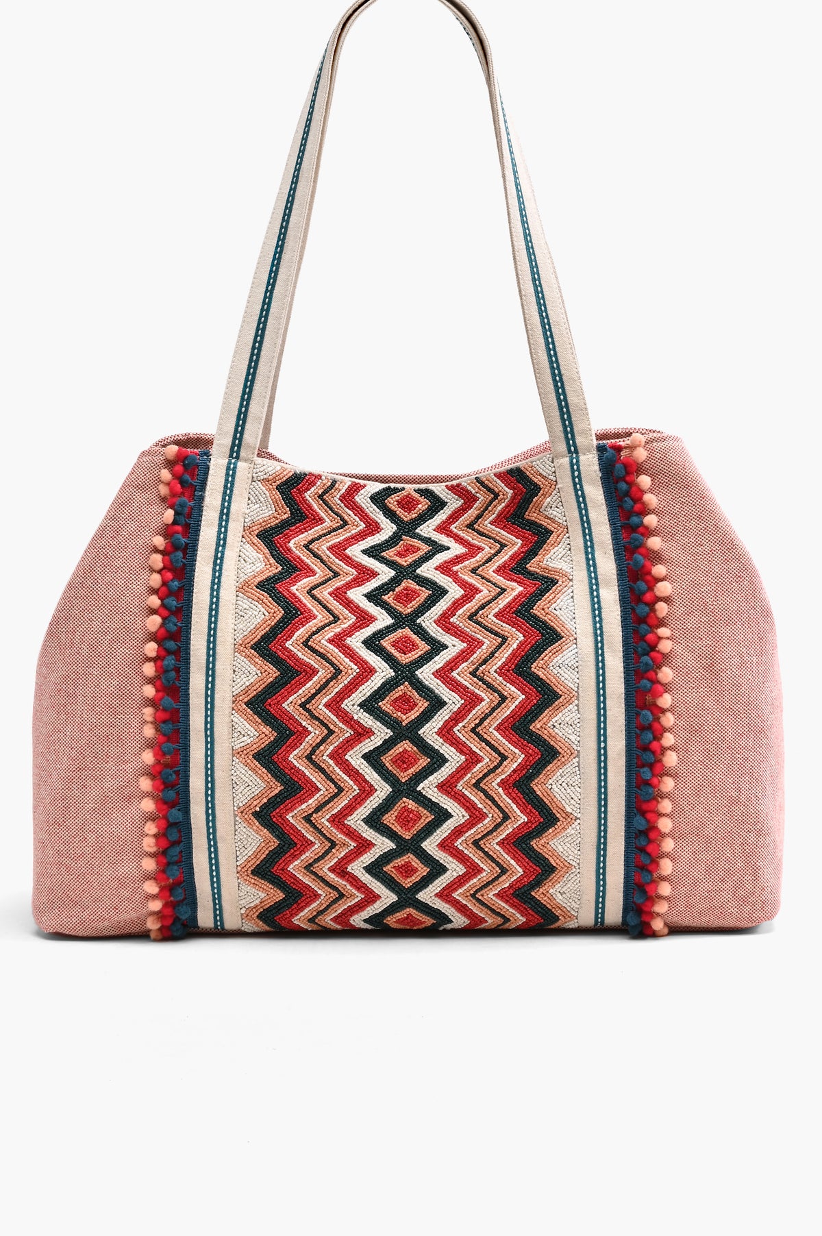 Fair Isle Winter Fun Embellished Tote