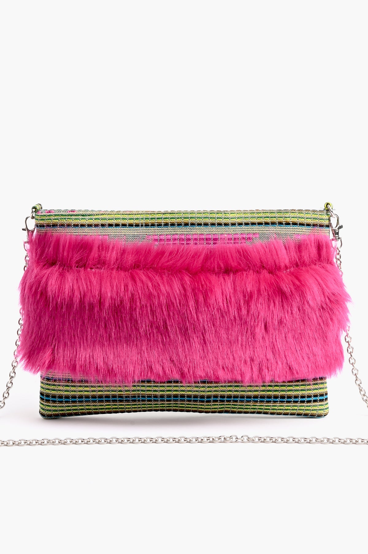 Pink Perfection Faux Fur Sling Bag