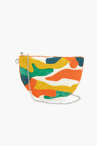 Clementine Camo Embellished Crossbody Bag