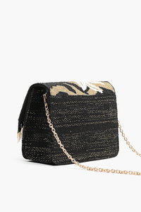 Glimmering Petals Crossbody Bag