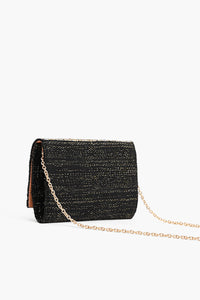 Golden Flamenco Beaded Clutch