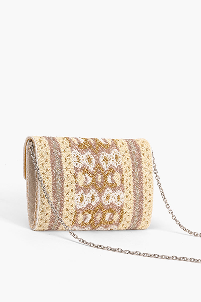 Beige Glamour Clutch