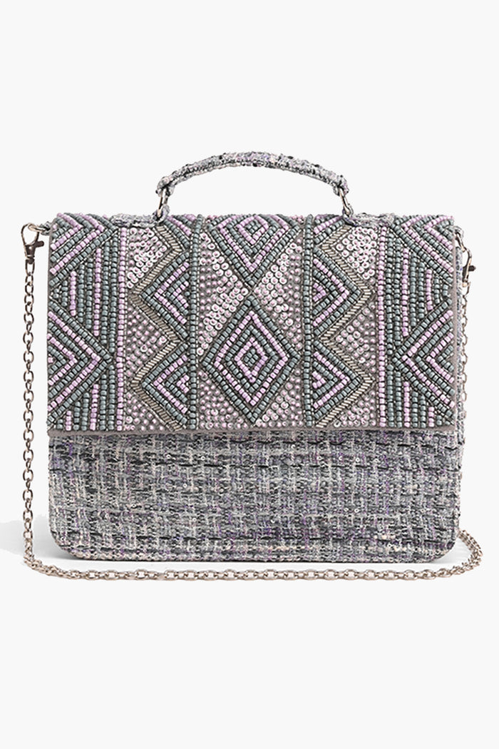 Lavender Mist Elegance Crossbody Handbag