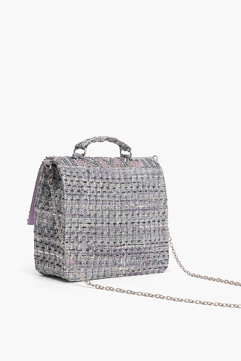 Lavender Mist Elegance Crossbody Handbag