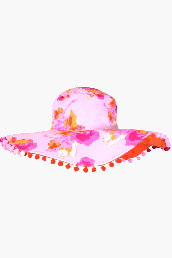 Painterly Petals Sun Hat